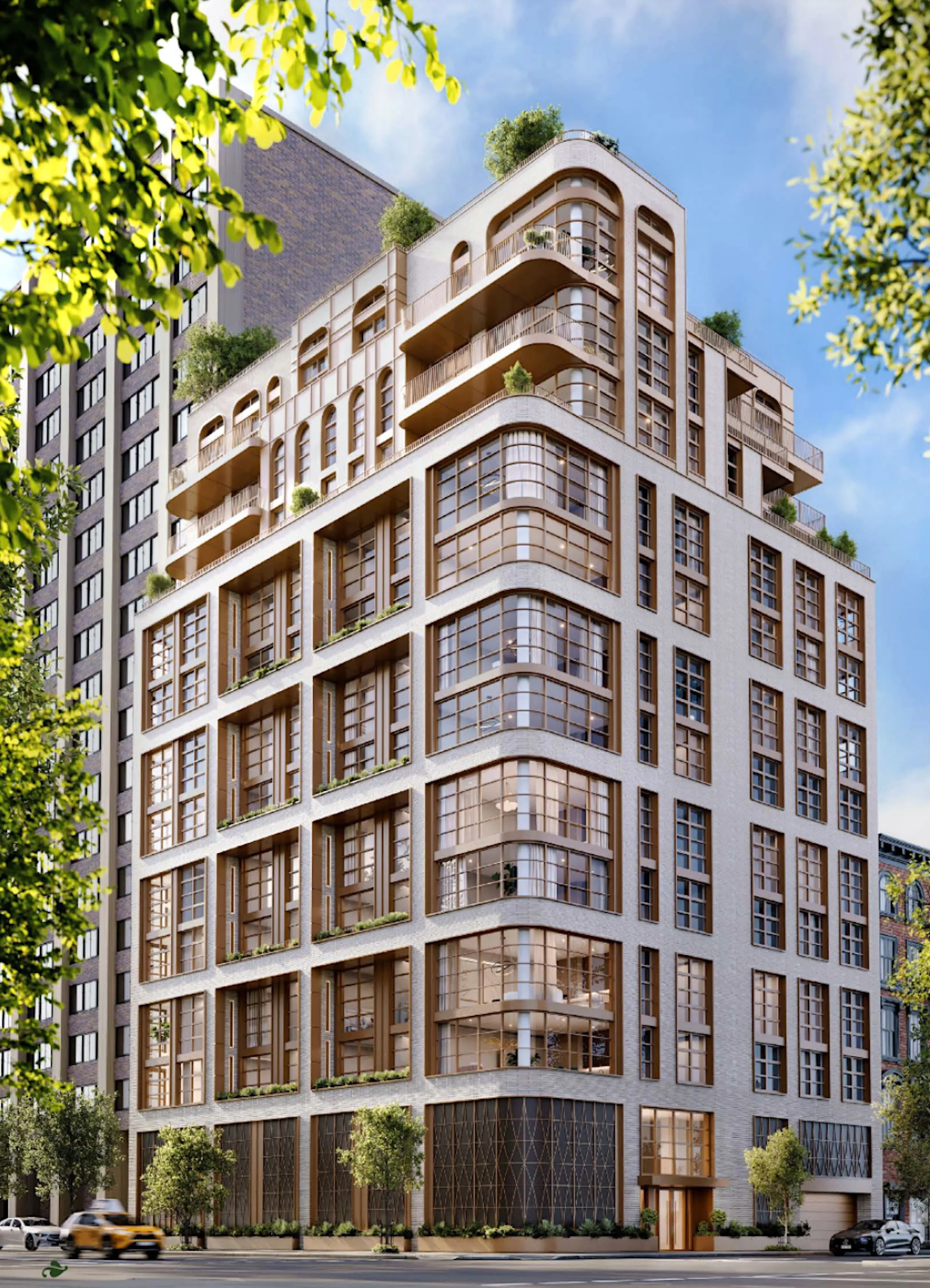 The Florian daytime exterior rendering 1 T&E Development and Minrav Complete The Florian Luxury Condo in Gramercy Park