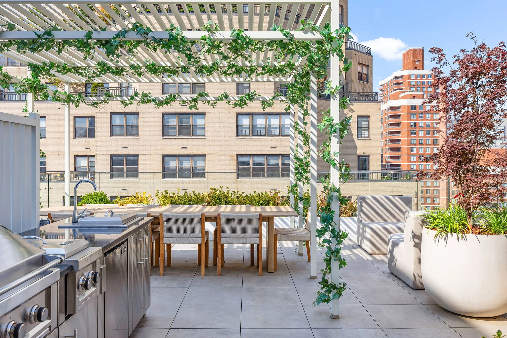 There is also a communal rooftop with space for grilling, dining and lounging.